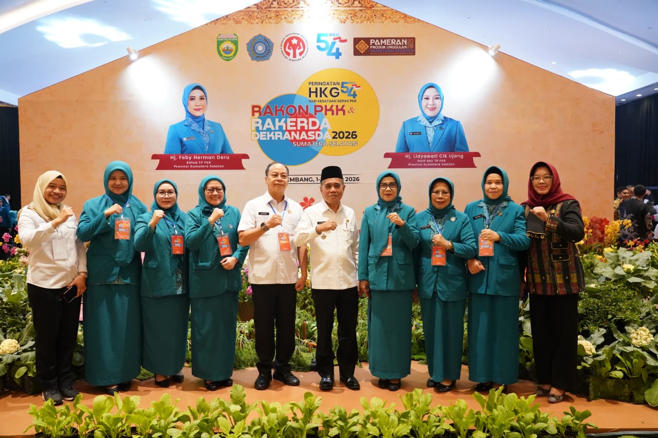 Wabup Ogan Ilir Hadiri Puncak HKG PKK ke-54 Sumsel, Dorong Penguatan Peran PKK dan Ekonomi Keluarga